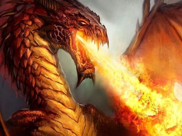 Mơ thấy rồng phun lửa