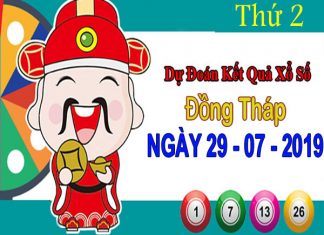 thống kê XSDT – Phân tích KQXS Đồng Tháp thứ 2 ngày 29/7/2019