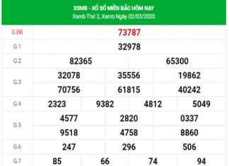 SXMB ngày 3/3/2020 – Dự đoán kết quả XSMB thứ 3