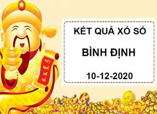 Dự đoán KQXS Bình Định thứ 5 ngày 10/12/2020