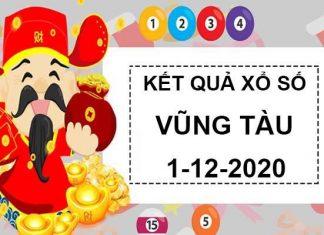 Dự đoán xổ số Vũng Tàu thứ 3 ngày 1/12/2020