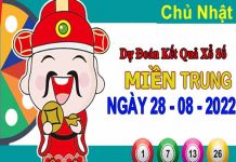 Dự đoán XSMT ngày 28/8/2022 - Thống kê KQ SXMT chủ nhật hôm nay