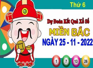Dự đoán XSMB ngày 25/11/2022 – Dự đoán kết quả XSMB thứ 6 Dự đoán XSMB ngày 25/11/2022 - Dự đoán kết quả XSMB thứ 6