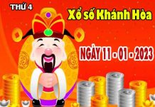 Dự đoán XSKH ngày 11/1/2023 - Dự đoán KQXS Khánh Hòa thứ 4