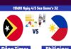 Nhận định, soi kèo U22 Đông Timor vs U22 Philippines – 19h00 04/05, SEA Games 32