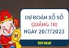 Dự đoán xổ số Quảng Trị ngày 20/7/2023 thứ 5 hôm nay