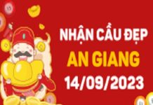Dự đoán KQXSAG 14-09-2023