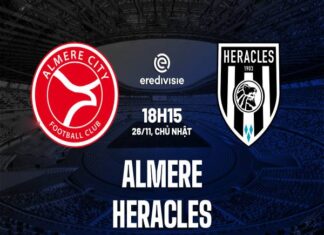 Nhận định trận Almere vs Heracles 18h15 ngày 26/11.
