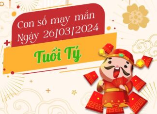 Con số may mắn tuổi Tý hôm nay ngày 26/3/2024