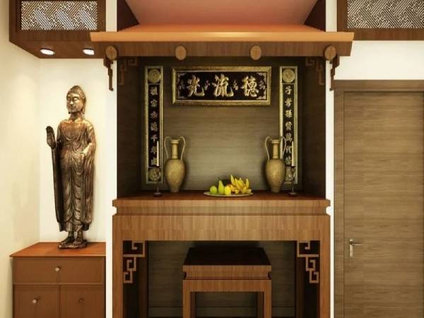 Chất liệu bàn thờ và đồ thờ mệnh thổ đặt bàn thờ hướng nào