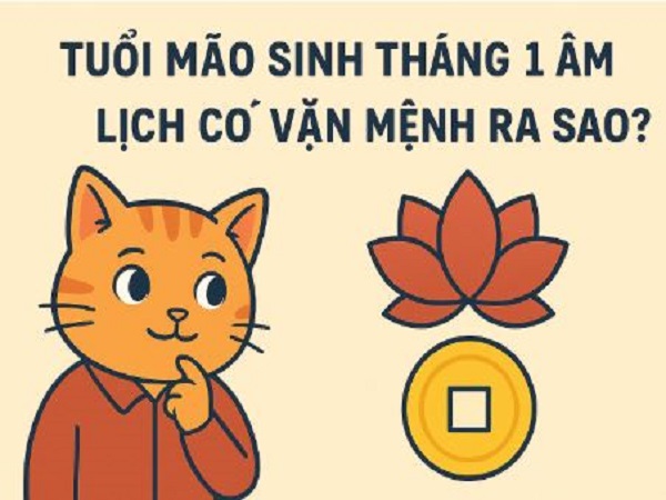Vận mệnh chung của tuổi Mão sinh tháng 1 âm lịch