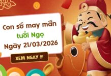 con số may mắn ngày 21/03/2026 tuổi Ngọ